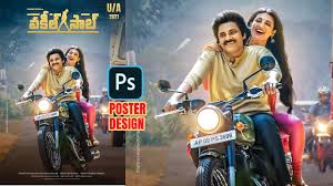 Pawan kalyan's vakeel saab, telugu remake of pink, released in theatres today, april 9. Photoshop Telugu Vakeel Saab New Look Movie Poster In Photoshop Tutorial Vakeel Saab New Poster Youtube