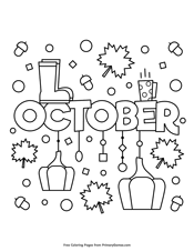 October coloring pages gigantic october coloring sheets 5652 8437 at pages 8 futurama. Pin On Child Coloring Sheets