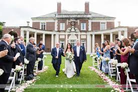 But the problem was they both fell on the same weekend, with the stepdaughter's wedding taking place a day before the daughter's, and both had requested that the man walk them down the aisle. Bride Walks Down The Aisle With Dad And Stepdad Michelle Arlotta Photography