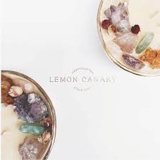 Place the candle in a clean and undisturbed area. Private Label Soy Candle Bowls Add Crystals Flowers Lemon Canary