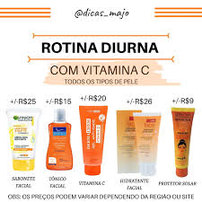 rotina diurna com vitamina c