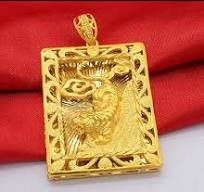 Domineering Tiger Pendant 22K 23K 24K THAI BAHT YELLOW GOLD GP Pendant |  eBay