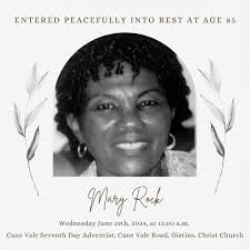 𝐌𝐚𝐫𝐲 𝐑𝐨𝐜𝐤, 𝐚𝐥𝐬𝐨 𝐤𝐧𝐨𝐰𝐧 𝐚𝐬 “𝐉𝐨𝐲𝐜𝐞”, 𝐨𝐟 𝟐𝐧𝐝  𝐀𝐯𝐞𝐧𝐮𝐞 𝐑𝐨𝐜𝐤𝐥𝐞𝐲, 𝐂𝐡𝐫𝐢𝐬𝐭 𝐂𝐡𝐮𝐫𝐜𝐡 𝐞𝐧𝐭𝐞𝐫𝐞𝐝  𝐩𝐞𝐚𝐜𝐞𝐟𝐮𝐥𝐥𝐲 𝐢𝐧𝐭𝐨 𝐫𝐞𝐬𝐭 𝐚𝐭 𝐚𝐠𝐞 𝟖𝟓. 𝐅𝐚𝐦𝐢𝐥𝐲 &  𝐅𝐫𝐢𝐞𝐧𝐝𝐬 Wife of the late Martin ...