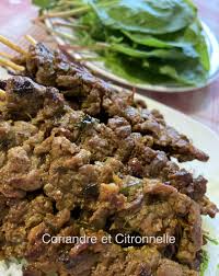 Brochettes De Bœuf A La Citronnelle Cuisine Asiatique Brochette Boeuf Plat
