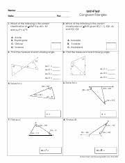 Key Unit 4 Test Congruent Triangles Final Version Ry Edited 4 Geometry Unit 4 Test Congruent Triangles Name Hour Date Version 1 I Can Use Angle Course Hero
