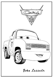 Cars 2 Printable Coloring Pages Cars Coloring John Lassetire Cars Coloring Lizzie Cars Coloring The In 2020 Cars Coloring Pages Disney Cars Coloring Pages