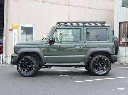 新型ジムニーシエラにfront runnerルーフラック タイヤホイール取付けさせて頂きました o ジムニーシエラ スズキ ジムニー ルーフラック
