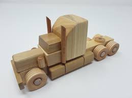 Handmade Wooden Truck Made By D French Swindon England Made Of Birch Pine And Poplar It S Approx 30cm Long Making Wooden Toys Wooden Toys Wooden Toys Plans