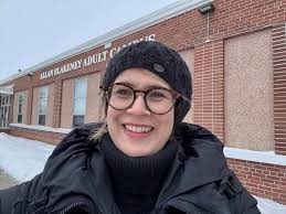 What a delicious lunch at Allan Blakeney Adult Campus! The food, company,  and holiday cheer was just beautiful. Thank you for the invitation  Principal Shanon Fayant! This school has such inclusive, diverse