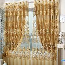 These beautiful and airy sheer curtain panels are a great choice for anyone seeking a simple yet elegant look for their rooms, it is not cheap looks but. Hot Selling Modern Style Golden Color Custom Sheer Curtain Curtains Curtains Living Room Curtain Decor