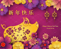 2019 Chinese New Year Card Chinese New Year Card New Year Card Design New Year Card