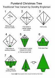 Christmas Origami Origami Christmas Tree Origami Xmas
