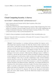 Student computer need survey with the shift to virtual work, classes and social interaction, computer and online access is more important than ever. Pdf Cloud Computing Security A Survey