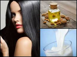 Cover your hair with a cap and keep it for one hour. Apply Almond Oil Milk On Your Hair Watch What Happens Boldsky Com