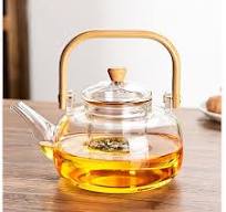 Amazon.com: Mozhixue Glass Teapot with Infuser Clear Glass ...