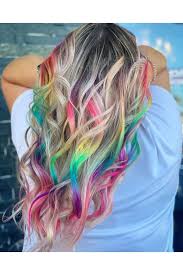 Check spelling or type a new query. 35 Cool Rainbow Hair Color Ideas For Festival Goers Checopie