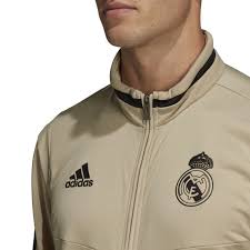 Real madrid home and away 20/21. Real Madrid Trainingsanzug Der Bank Training Gold 2019 20 Adidas