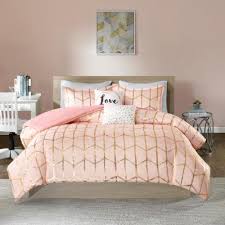 It is perfect for bringing softness to any space without being overly girlish. Pink Comforters Comforter Sets Bedding Sets The Home Depot