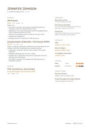 Hr Analyst Resume Example And Guide For 2019 Resume Examples Resume Analyst