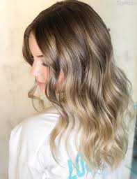 This hairstyle is downright dirty blonde sombre: Amazing Balayage Ombre Hair Color Styles Trends For Girls Stylezco