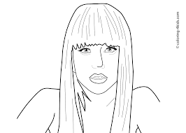 Lady Gaga Coloring Pages For Kids Printable Free Coloring Books Coloring Pages For Kids Coloring Pages Coloring Books