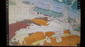 Detailed structure contour maps and cross sections of the fault surface derived from industry. San Cayetano Fault Ojai California Vintage World Maps Geek Stuff Map