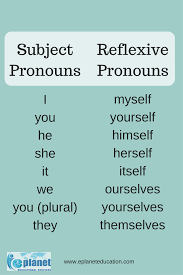 Found On Bing From Www Eplaneteducation Com In 2020 Reflexive Pronoun Pronoun Examples Pronouns Exercises