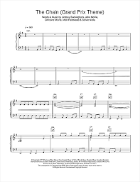Here you may to know how to play the chain on guitar. Fleetwood Mac The Chain Extract Grand Prix Theme Sheet Music Pdf Notes Chords Rock Score Piano Vocal Guitar Right Hand Melody Download Printable Sku 18652