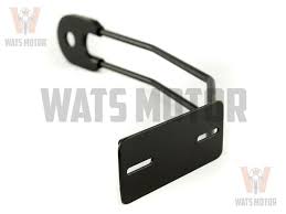 Support De Plaque Derriere La Roue Noir Wats Motor Cafe Racer Scrambler Motos Classiques Cafe Racer Support De Plaque Plaque Moto