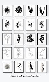 Large Black And White Botanical Prints Black And White Botanical Prints Set Minimal Botanical Wall Art Black And White Art Black And Whit Botanical Art Prints Etsy Art Prints Geometric Art Prints