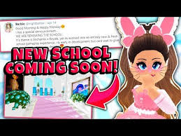 New University Coming Soon New School Realm In Roblox Royale High School Update Leaks Youtube Roblox High School School