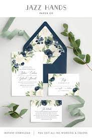 Wedding Invitation Template With Envelope Liners Wedding Etsy In 2020 Instant Download Wedding Invitations Envelope Liners Wedding Wedding Invitations