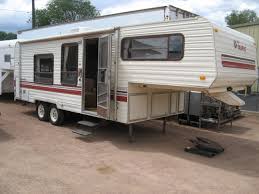 1987 Fleetwood Taurus Fifth Wheel Camper Vintage Trailer Interior Rv Exterior Fifth Wheel Campers