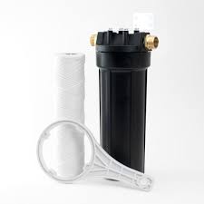 We recommend this hot water post filter system for any home with a tankless hot water heater. Washer Filters Pure Water Products Llc