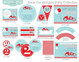 Race Car Birthday Party Decorations Invitation By Paperandpip 25 00 2 Geburtstag Kinderparty Kinder Party