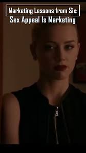 Six (Amber Heard) in Film "Syrup" gives a marketing lesson