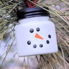 Baby Food Jar Christmas Crafts Baby Food Jar This Is A Great Craft Project For The Kids And Christmas Jars Snowman Christmas Ornaments Christmas Crafts