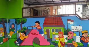 Promo aneka jam dinding/wall clock unik gambar burung model love style gaya milenial bentuk bulat dengan ukuran diameter 30 cm. Wow 30 Lukisan Dinding Sederhana Tema Pendidikan Gambar Kitan