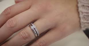 Bague De Fiancailles Solitaire Et Jonc De Style Vintage Bagues De Fiancailles Solitaire Bague Fiancaille Bague