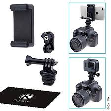 Hot Shoe Mount Adapter Kit Attach Your Phone Or Gopro Hero To The Flash Mount Of Your Dslr Camera Record Your Photo Shoot Or Dslr Camera Video Camera Camera