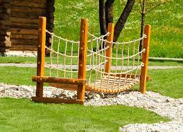 Railing rope are made from quality materials that guarantee long durability and performance over time. Balance Bridge With Rope Railing Ziegler Spielplatze