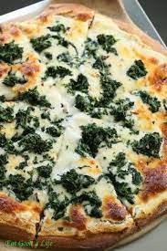 Roasted Garlic Spinach White Pizza Recipe Recipes Garlic Spinach Pizza Recipes