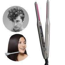 Whether you have slightly wavy hair or thick, tightly curled locks, a straightener flattens the follicle of your hair better than a blow dryer and paddle brush alone. Professional 2 In 1 Hair Straightener Curling Iron Hair Curler Flat Iron For Short Hair Led Hair Straightener Ceramic Beard Straightening Irons Aliexpress