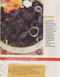 Kami hadirkan resep masakan daging sapi lada hitam, gepuk daging sapi, daging teriyaki, daging asam manis dan lain sebagainya. Resepi Ayam Masak Hitam Mudah
