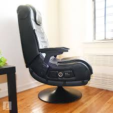 The large backrest allows for comfortable sitting and the padded armrests are comfortable for long periods of time. X Rocker 51396 Pro Series Pedestal 2 1 Gaming Chair Review A Home Theater In One Device