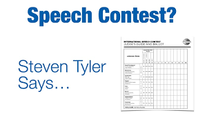 Speech Contest? Steven Tyler Says…