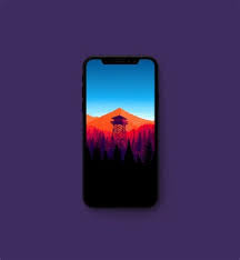 The great fire of firewatch. Firewatch Wallpaper Iphone Purple 1107x1200 Wallpaper Teahub Io