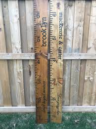 Personalized Wood Growth Chart Di4y Custom Crafts