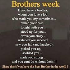 Tag Mention Share With Your Brother And Sister Siblings Sibling Quotes Brother Siblings Day Quotes Brother Quotes