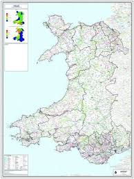 Counties in wales, counties of wales. Wales County Map 2021 County Map Wall Maps Wales Map